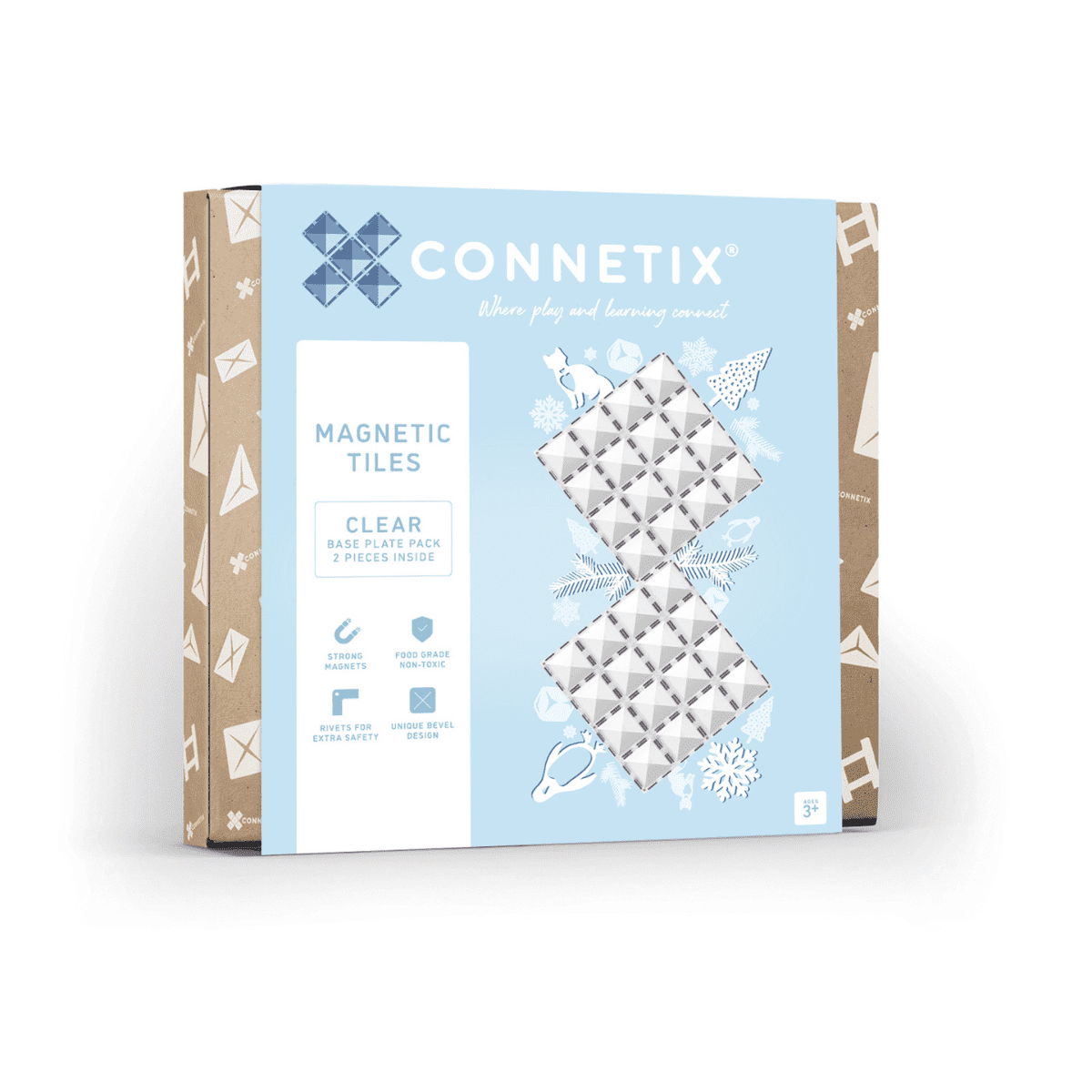 Connetix Clear Base Pack